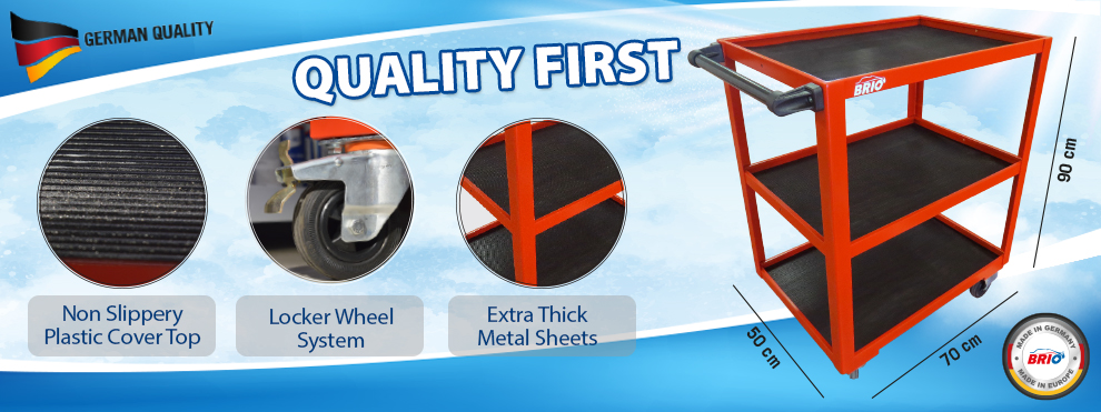 Workshop Trolley Red