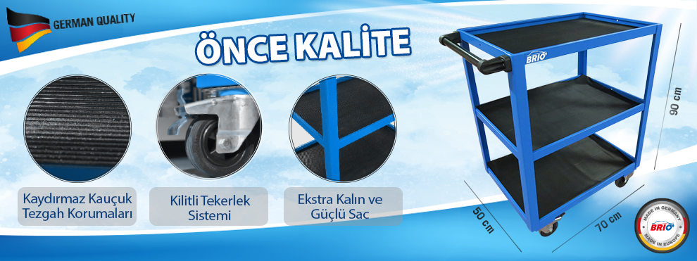 Çalışma Tezgahı Mavi