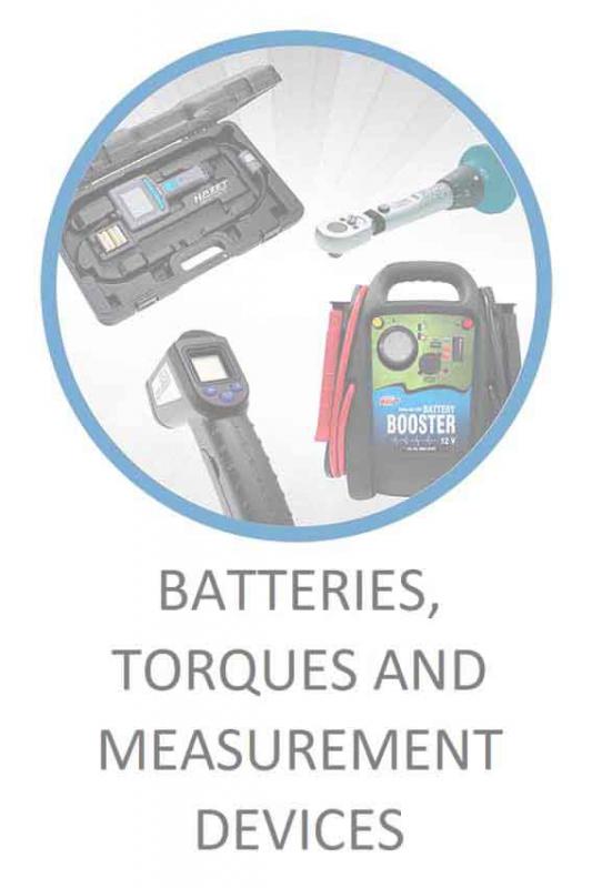 Batteries Torques and Measurement Devices Categories
