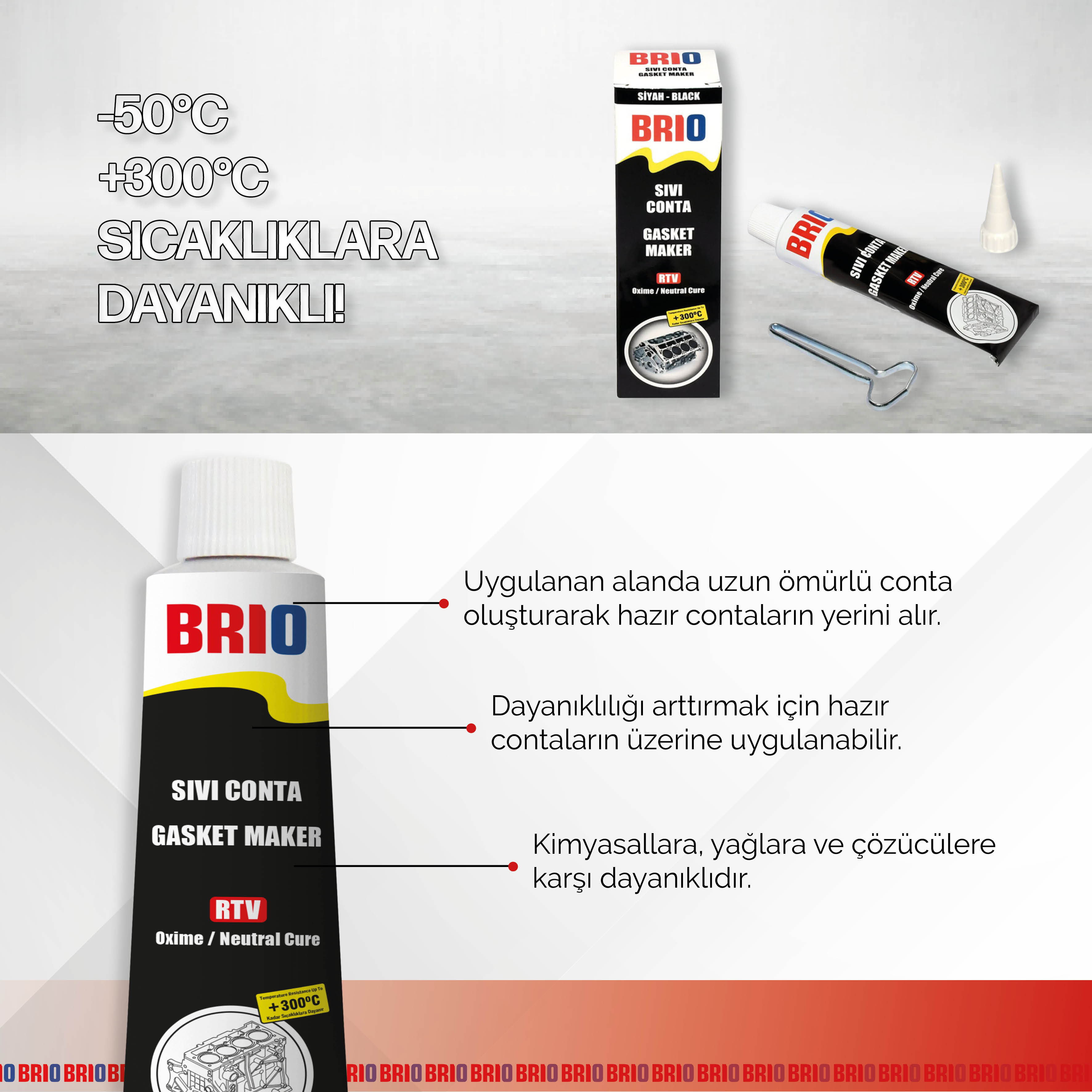 Sıvı Conta Rtv 85 Gr Rtv Siyah