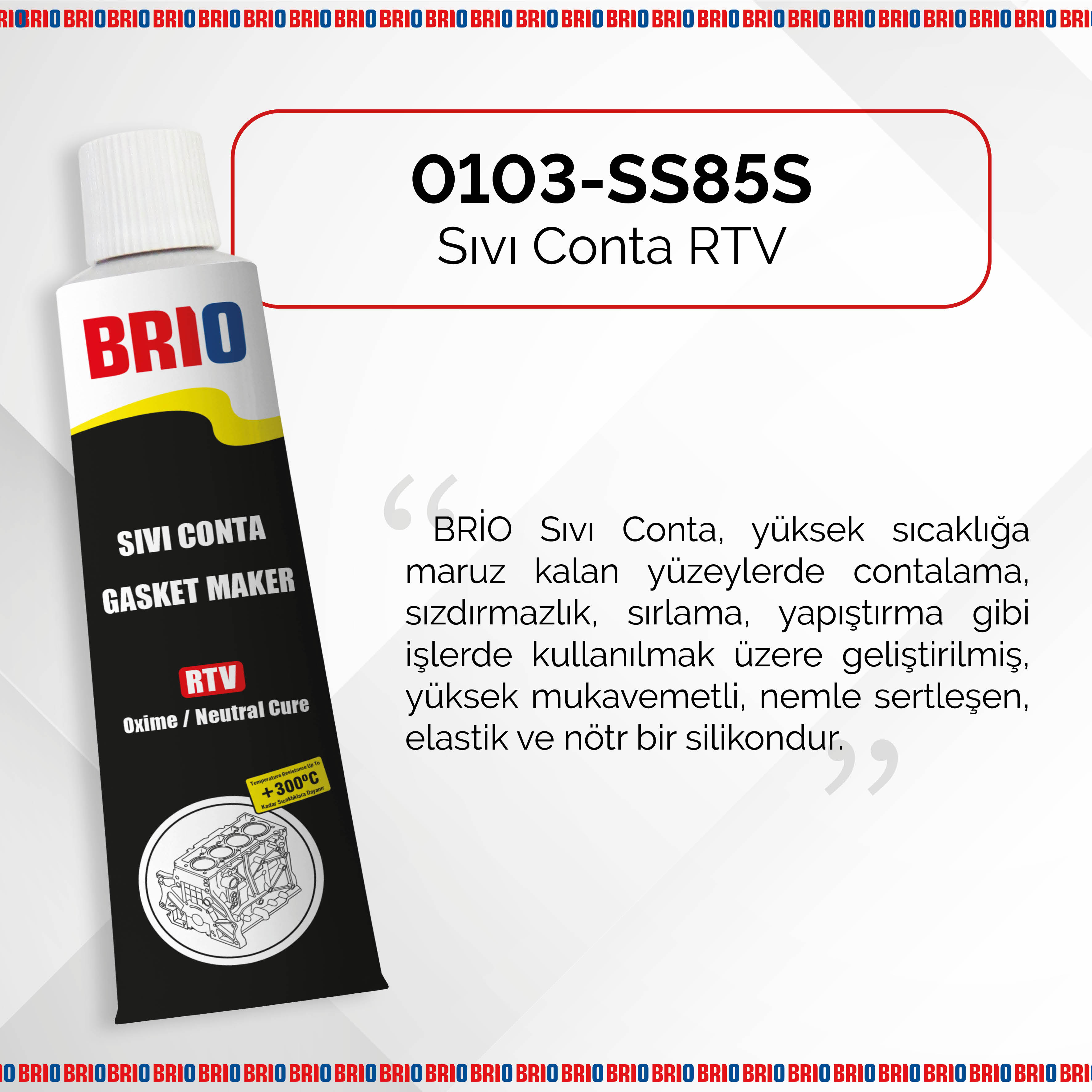Sıvı Conta Rtv 85 Gr Rtv Siyah