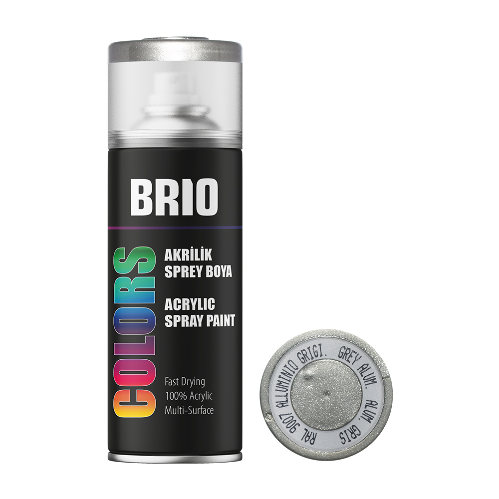 Sprey Boya Akrilik Alüminyum Gri B9007 400Ml