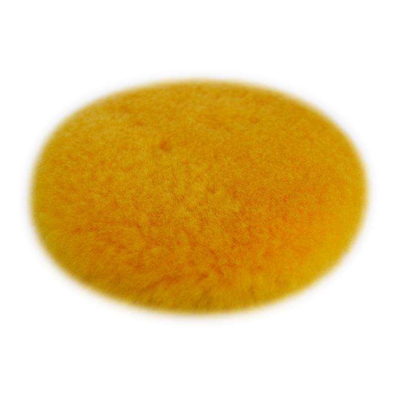 Sheep Wool Polishing Pad Yellow 160 Mm