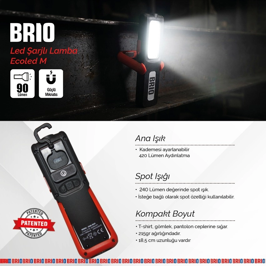 Led Şarjlı  Lamba Ecoled M
