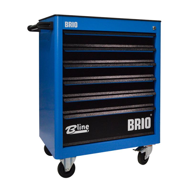 Hareketli Takım Dolabı 6 Çekmece Mavi Boş