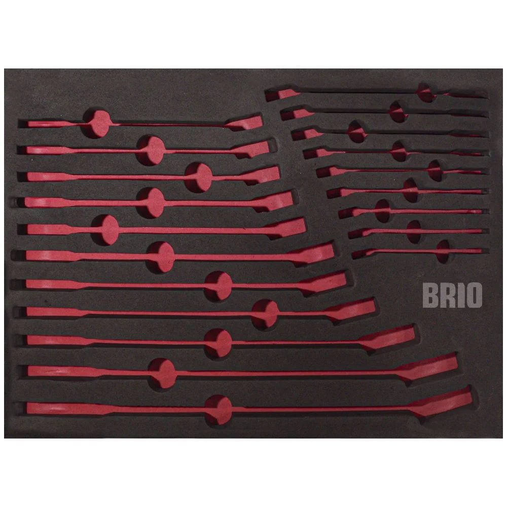 20 Pieces Combination Spanner Set 6-32 Foam inlet Empty