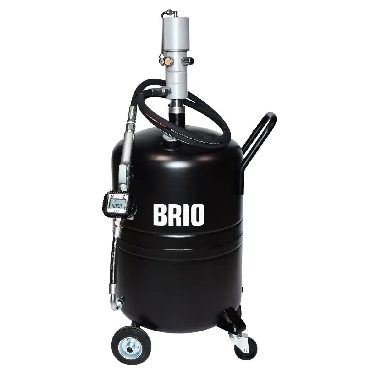 Mobile Oil Pump 80 L Wheel Air Fine Oil Pump + Digital Gun + 2 M Hose