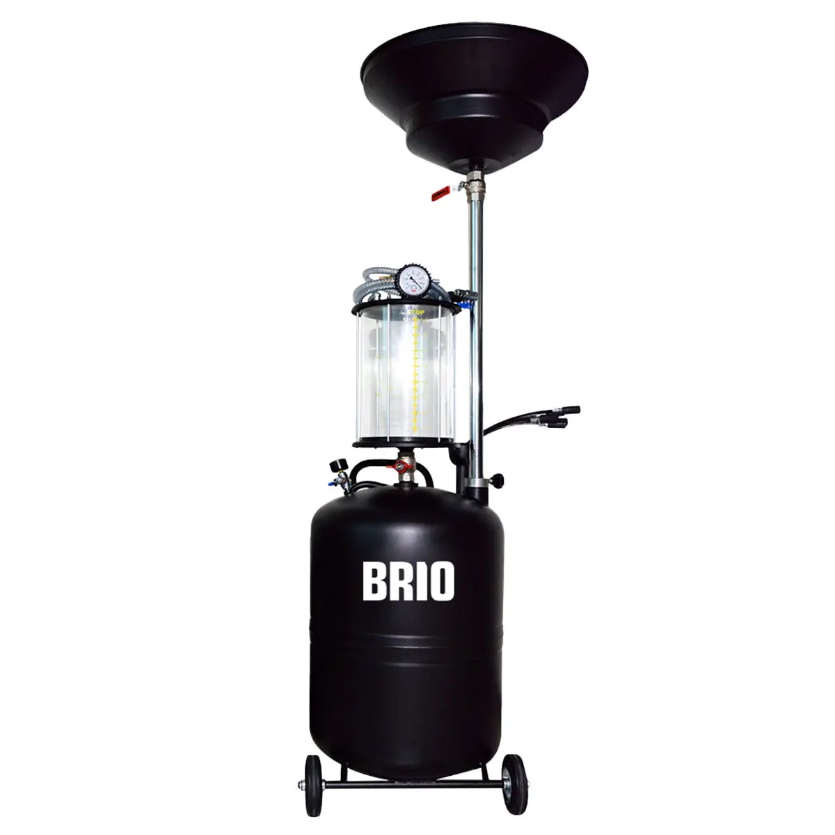 Pneumatic Oil Suction Pump With Glass And Large Funnel 80+9 L