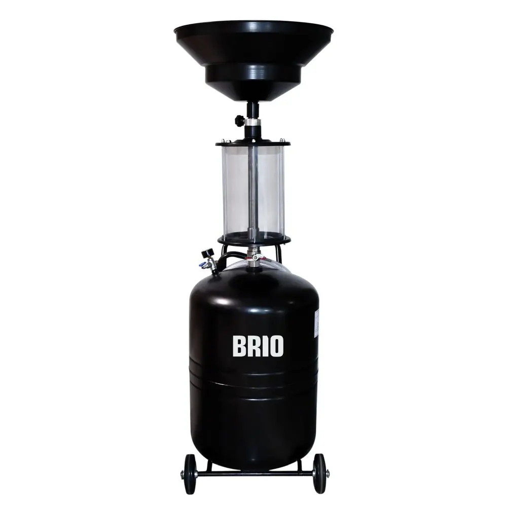 Pneumatic Waste Oil Extractor Level indicator Glass Wide Funnel 80 + 9 L