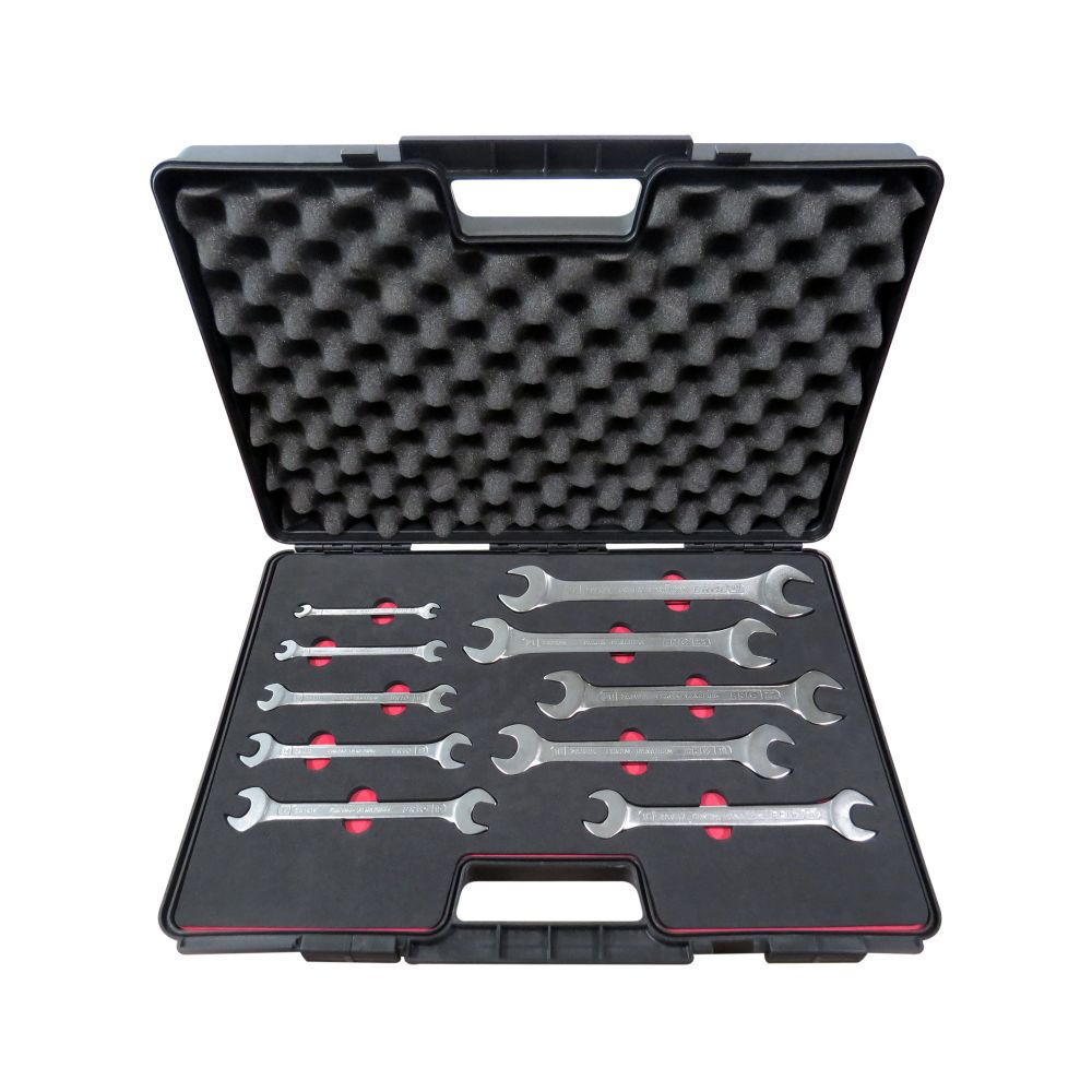 Anahtar İki Ağız Set 10 Parça 6X7-24X27 Çantada