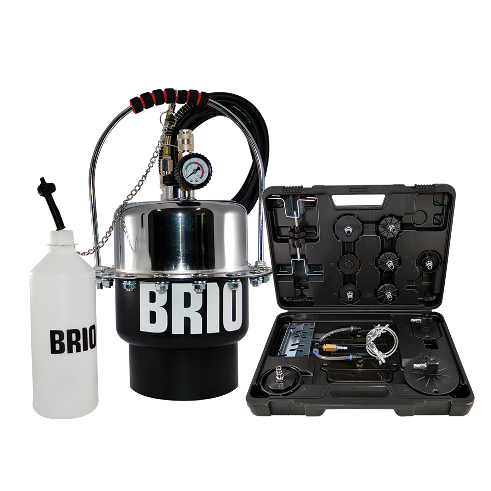 Pneumatic Brake Bleeding Machine With Universal Adapter Set