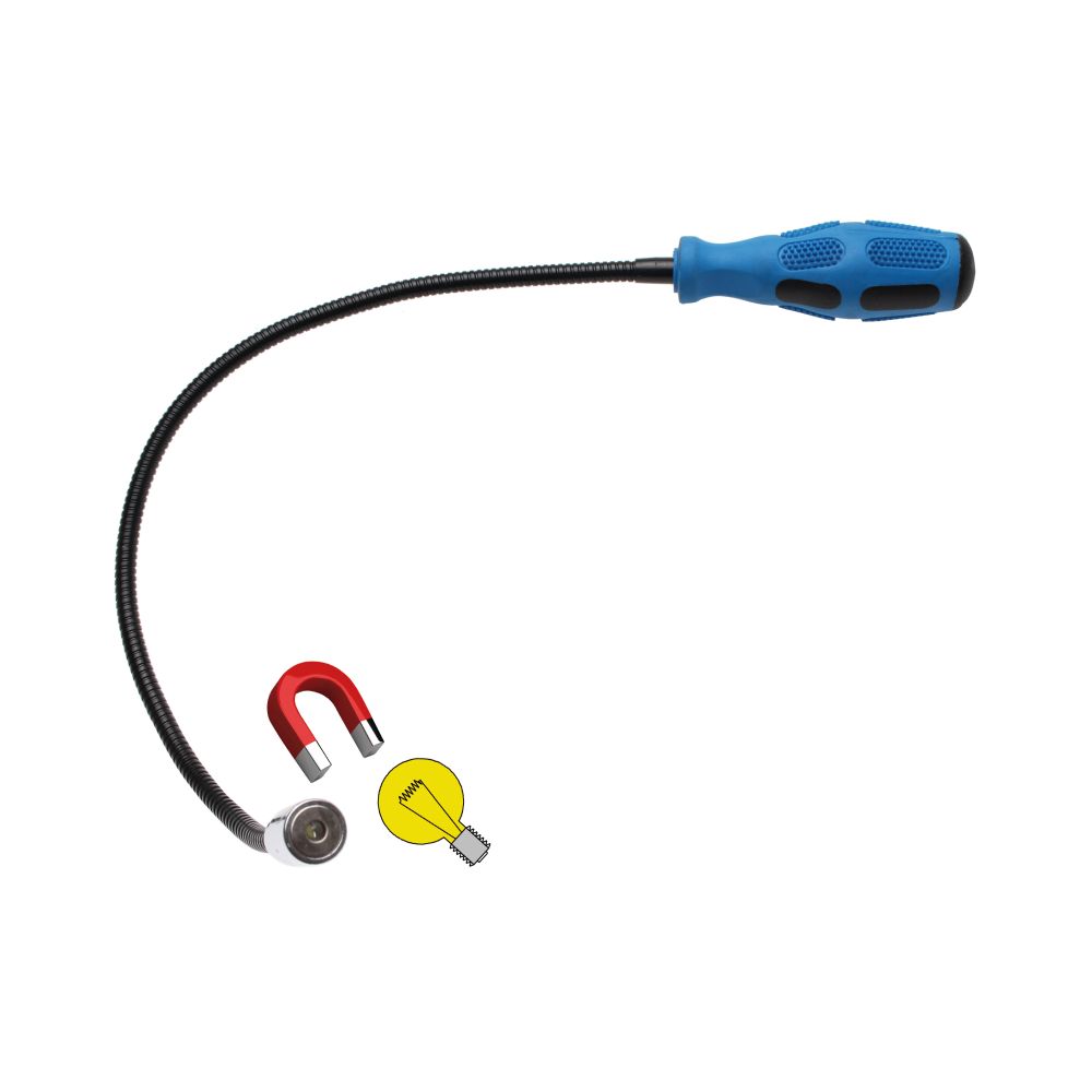 Magnetic Pick-Up Tool With Led 600 Mm Capacity 1500 G