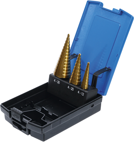 Kademeli%20Delik%20Açma%20Matkap%20Ucu%20Titanyum%204-30%20Mm%203%20Parça