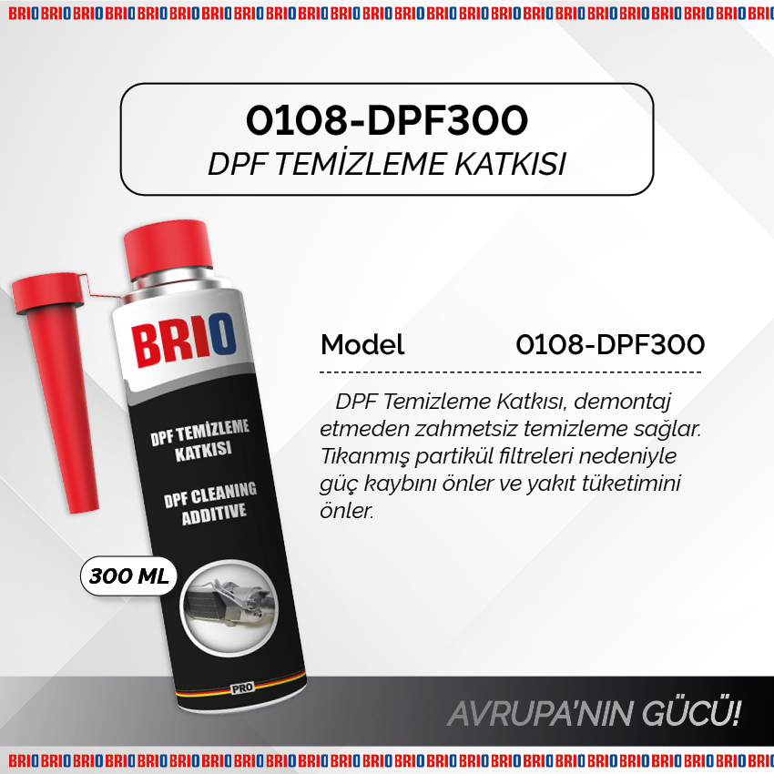 Dpf Cleanıng Regeneretion Addıtıve 300 Ml