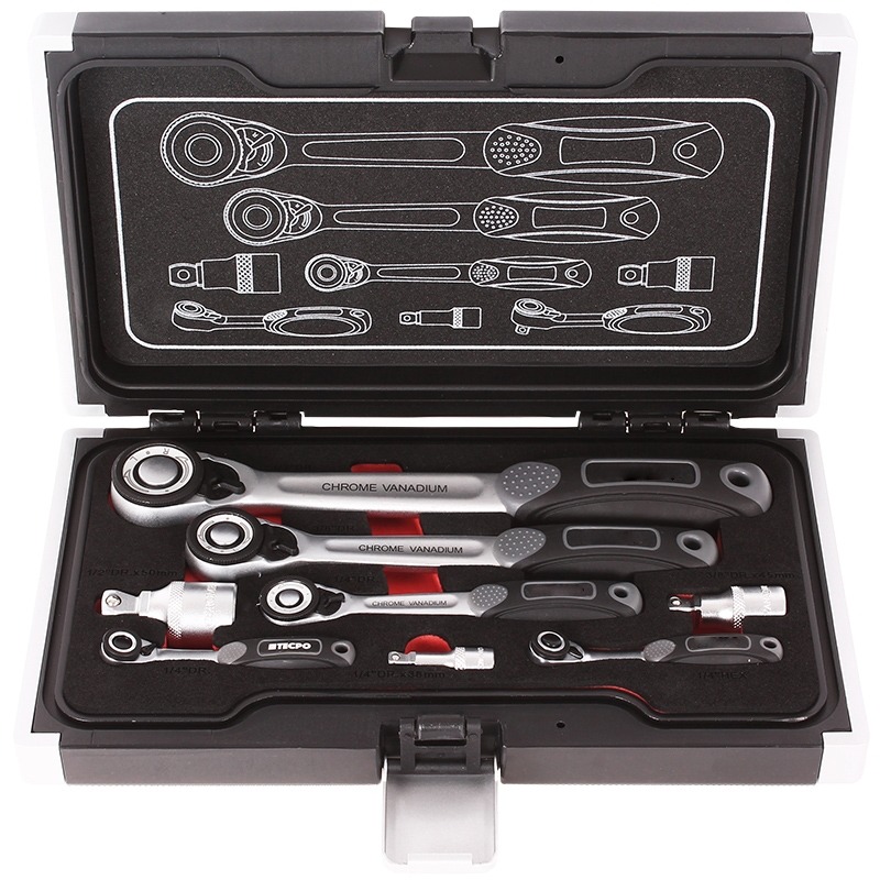 Ratchet Arm And Adapter Set 8 Pieces 1/2 - 1/4 - 3/8