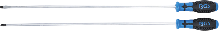 Screwdriver Set Extra Long Flat And Philips 2 Pcs