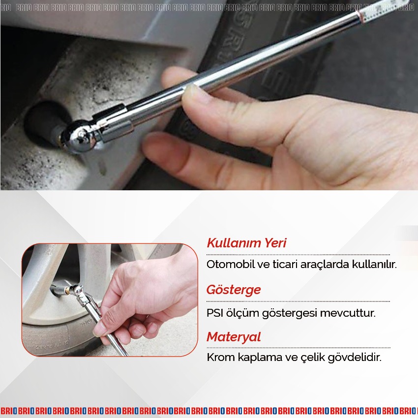 Tyre Pressure Gauge 10-160 Psi