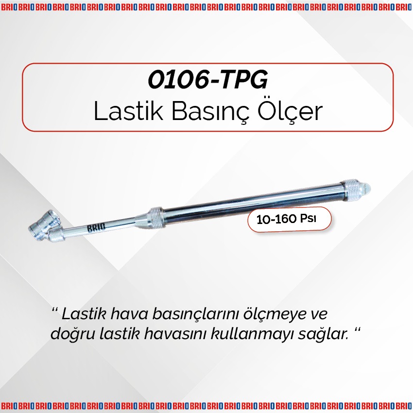 Tyre Pressure Gauge 10-160 Psi