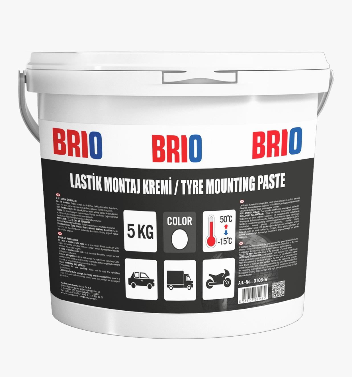 Lastik Montaj Kremi Beyaz 5 Kg