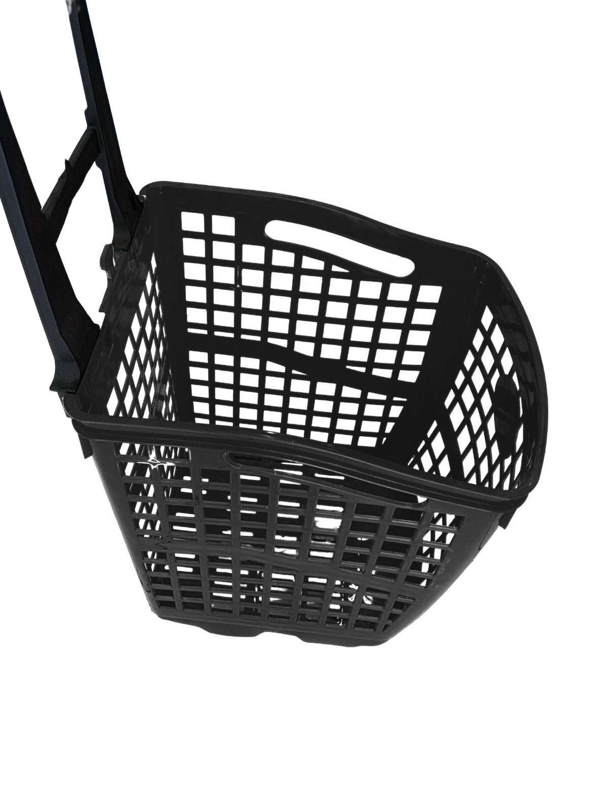 Shopping Cart Plastic 70 Lt Wheeled Black