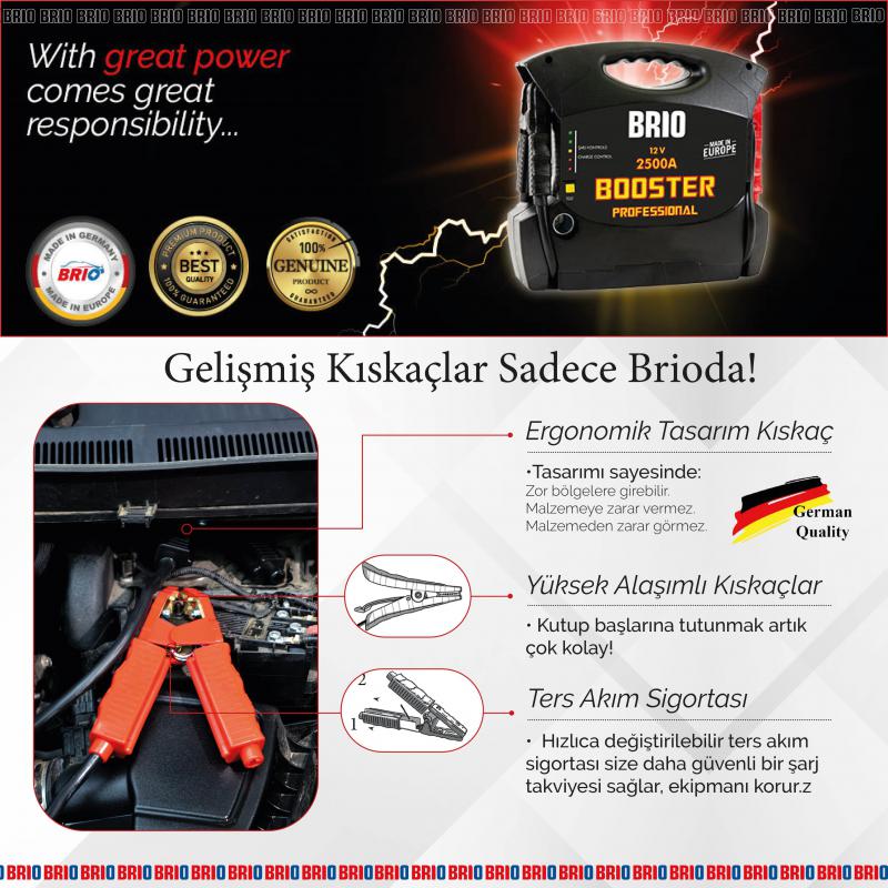 Battery Booster Professional 12V 2500A