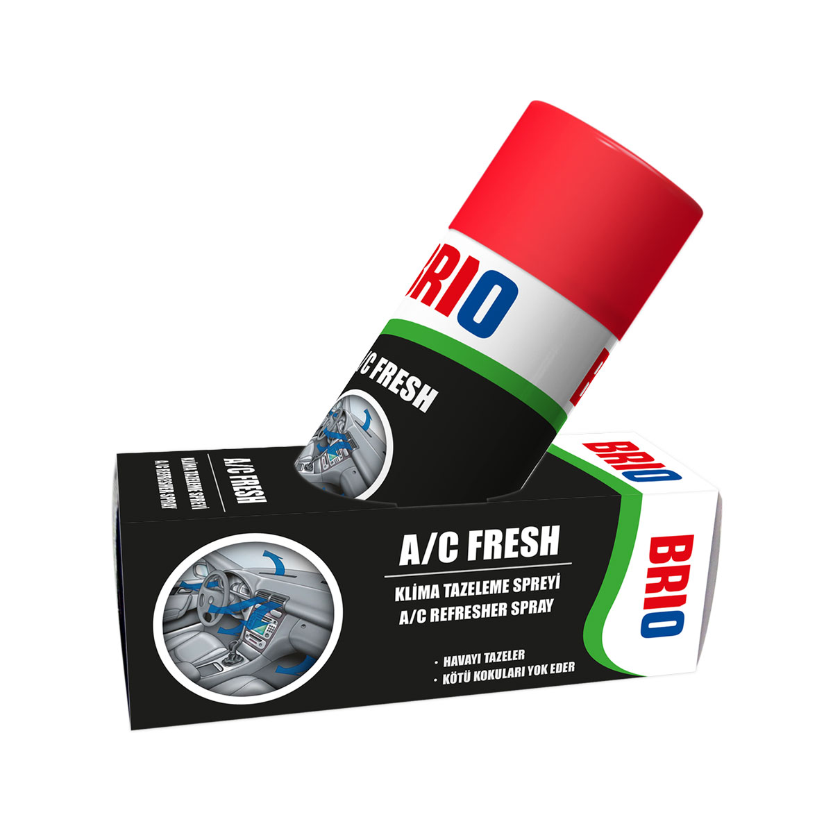 Klima Araç İçi Tazeleme Spreyi 150 Ml Biyosit İçermez
