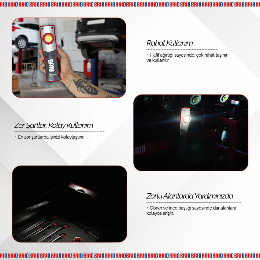 Led Battery Powered Lamp Color Match Daylight 800L