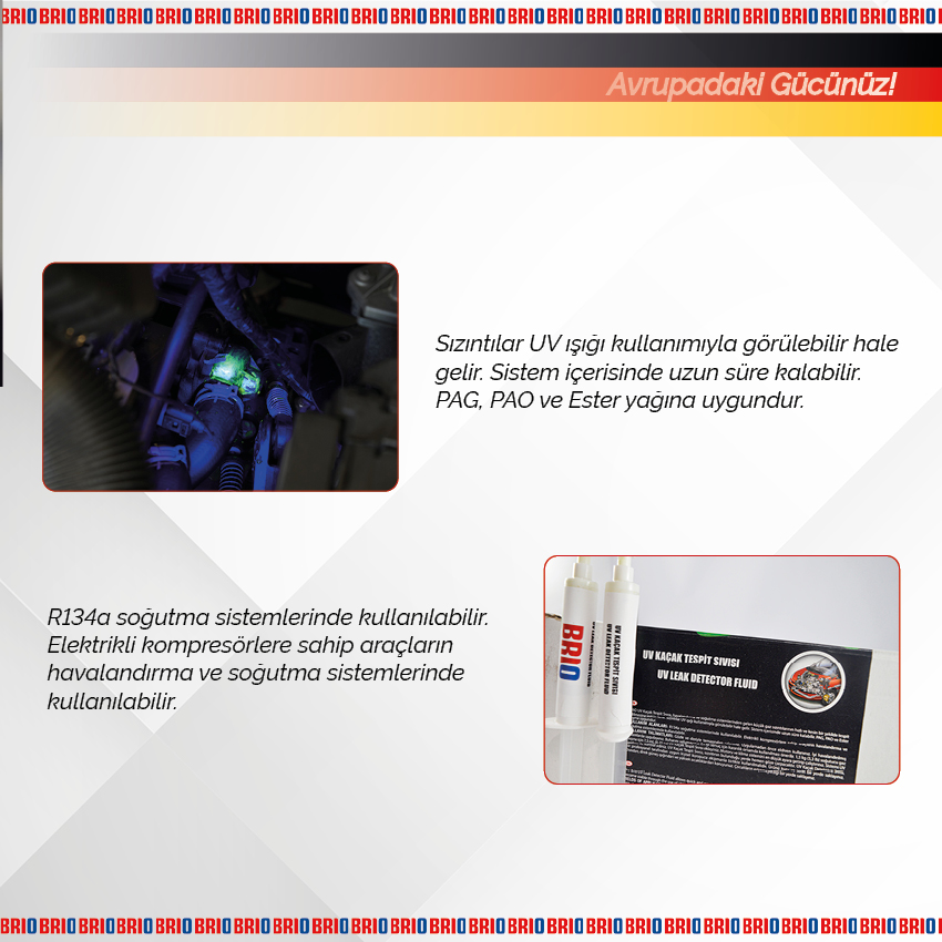 Uv%20Leak%20Detector%20Fluid%20R134A%20+%20R1234Yf%20+%20Ev%207,5%20Ml%20(12%20Pieces)