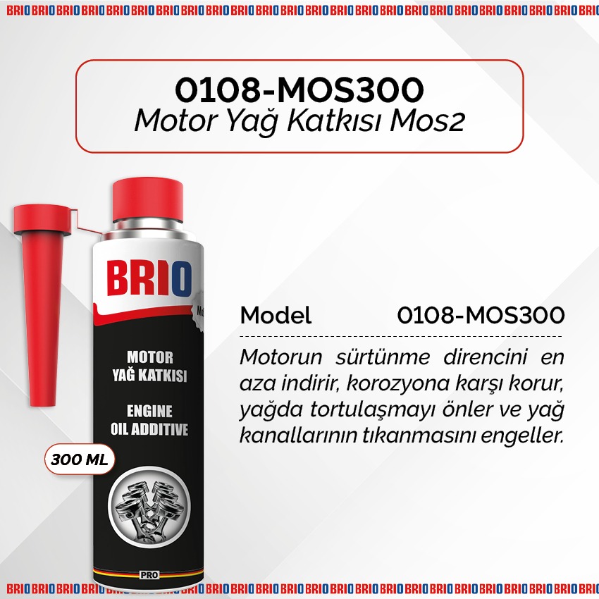 Engine Oil Additive Mos2 300 Ml