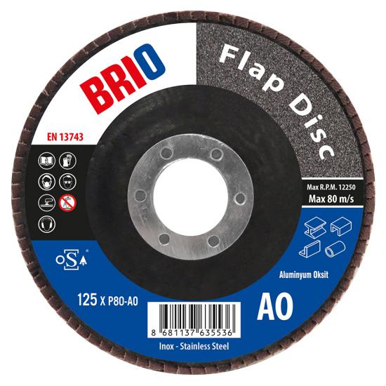Brio Flap Disc 125xp80 Ao