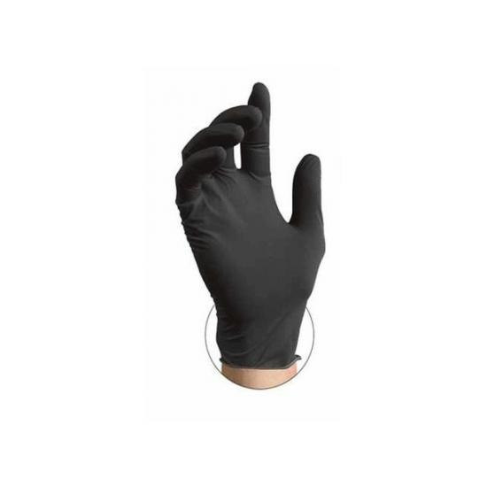 Eldiven Nitril Pudrasız Siyah Kalın M Siyah 50 Adet