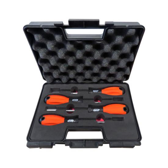 Socket Screwdrıver Set 4 Pıeces (7-8-10-13) In Plastıc Case