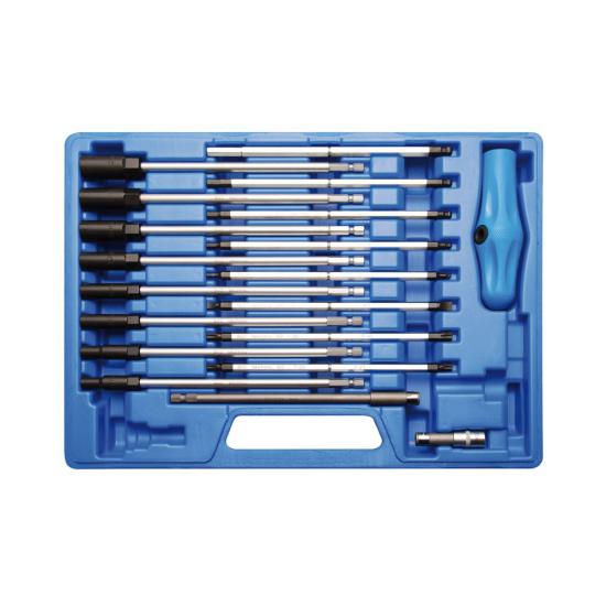 Screwdrıver And Socket Set 19 Pıece T-Handle
