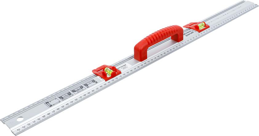 Cuttıng And Markıng Ruler | Wıth Handle And Spırıt Level | 750 Mm