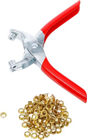 Eyelet Plıers Wıth 100 Round Eyelets | 5.0 Mm