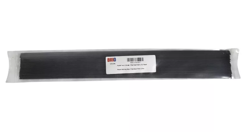 Plastik Tamir Çubuğu P (Pp) Siyah Kalın 15 Li Paket